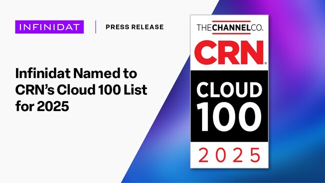 Infinidat、CRNの「2025 Cloud 100」リストに選出