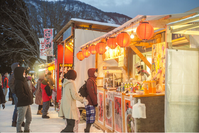 十和田湖冬物語の屋台村、「雪あかり横丁」からのおいしいお知らせ