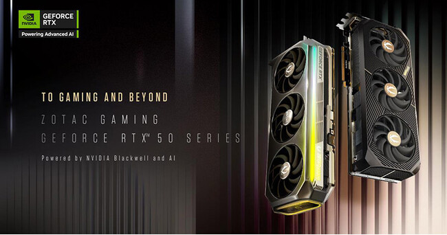 GeForce RTX 5090/5080を搭載するZOTAC社製グラフィックボード6製品を発表