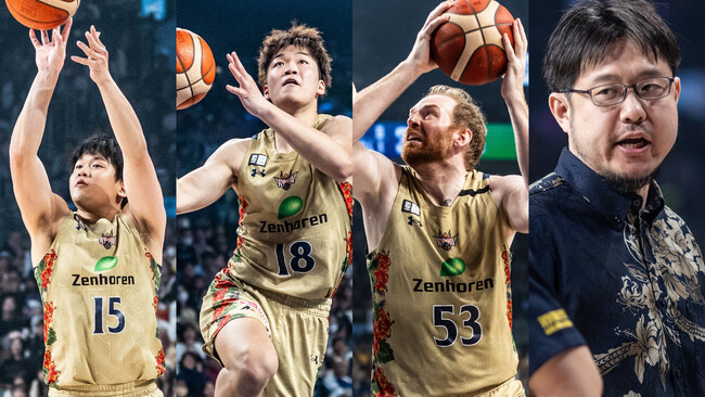 #15 松脇圭志選手、#18 脇真大選手、#53 アレックス・カーク選手 FIBA アジアカップ2025予選window3 男子日本代表直前合宿メンバー選出のご報告