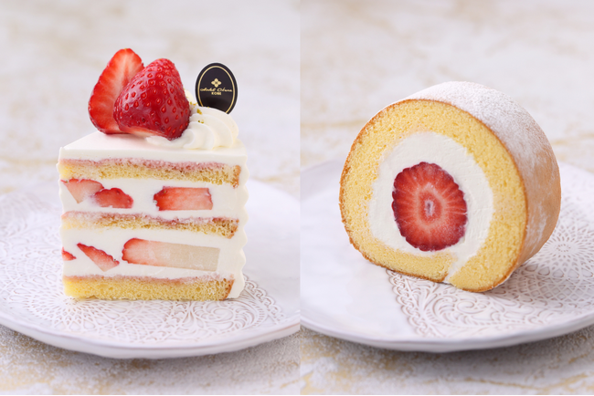 【ホテルオークラ神戸】完熟苺を使用したプレミアムケーキ2種を2月より販売