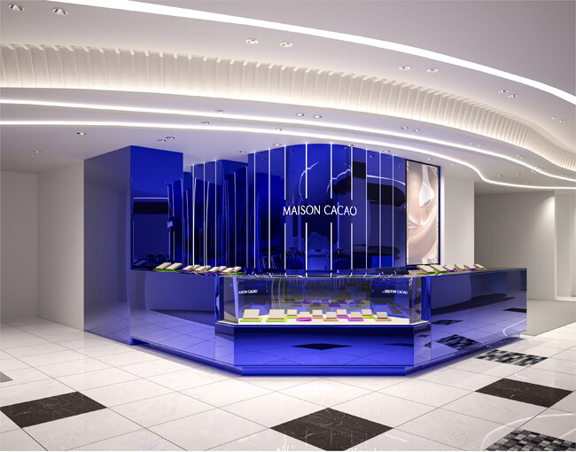 2025年2月20日（木）メゾンカカオ羽田空港店がオープン！空の玄関口に構える特別空間で、旅の思い出作りをご提案。 ブランドのシグネチャーチョコレートをお届けします。