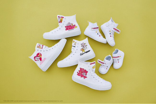 コンバースから『トムとジェリー』のカスタマイズシューズ登場！