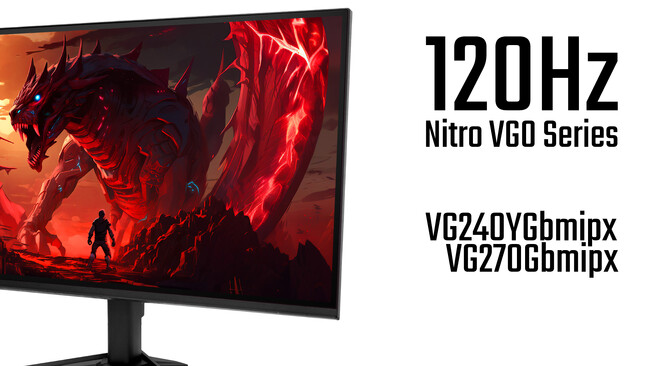 100Hzから120Hzへ新スタンダードNitroゲーミングモニター2機種登場!