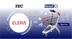 東芝テック、Retail AIのセルフレジ機能付きスマートカートシステム「Skip Cart®」を販売開始