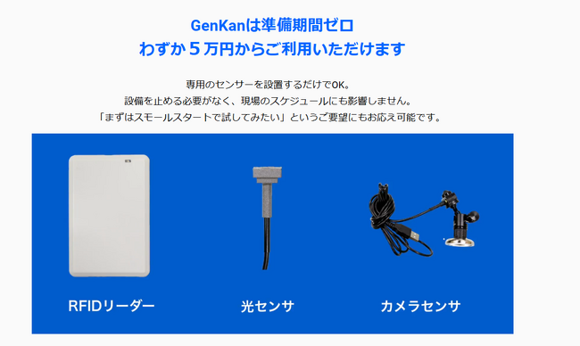 【GenKan】公式サイトをリニューアル ~原価可視化・生産性向上のための情報発信を強化~