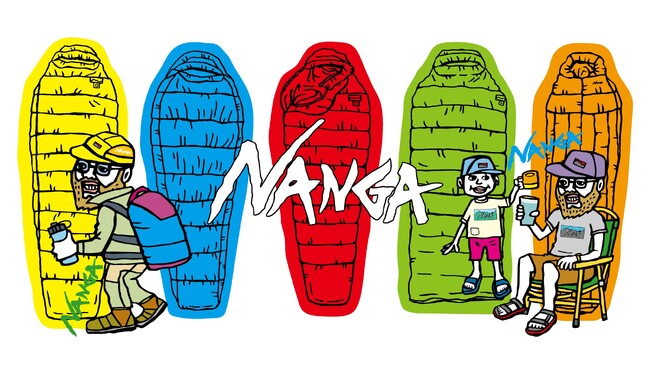 NANGA（ナンガ）USHIODA HIROAKI氏が描く遊び心溢れるプリントスウェットが登場！