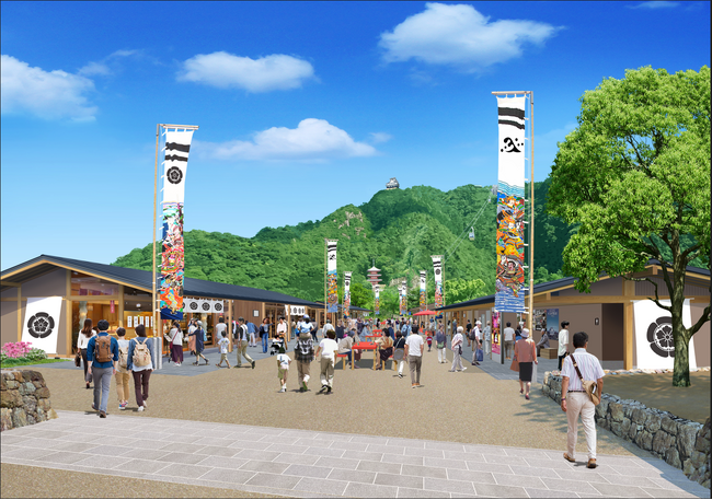 岐阜公園官民連携にぎわい創出事業新たな観光商業施設「岐阜城楽市」を4月26日(土)に開業!
