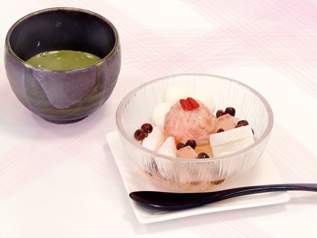 3月3日の桃の節句に合わせ「桃の白玉あんみつ」を2025年2月16日(日)より販売開始