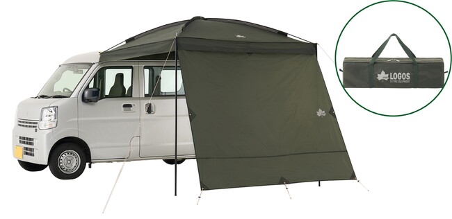 吸盤式ジョイントで車と簡単リンク！車中泊やドライブピクニックに最適な「neos Link PANELタープセット（サイドウォール付き）」新発売！