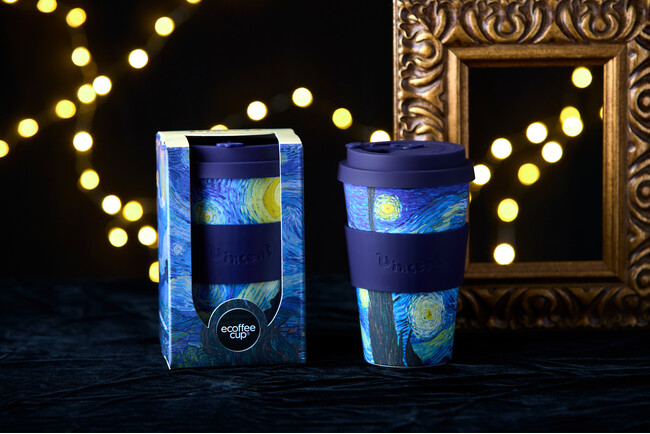 【日本限定】ゴッホ「星月夜」柄の新作タンブラーがEcoffee Cupに登場!