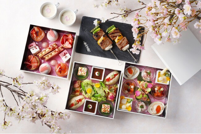 【東京マリオットホテル】桜の名所・御殿山で麗らかな春を堪能する「GOTENYAMA SAKURA BOX」発売