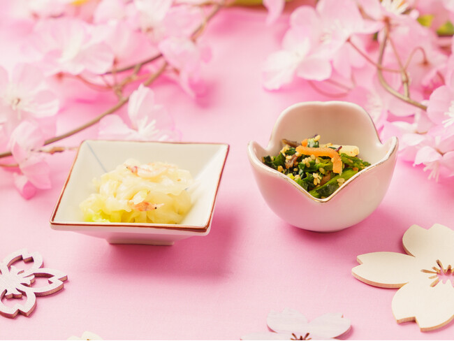 【コンフォートスイーツ東京ベイ】桜エビや菜の花などの春の食材を使用し、ピンク・黄色・黄緑などの春らしさを感じる彩りを意識した春の期間限定メニューが3月1日（土）よりホテル朝食に登場