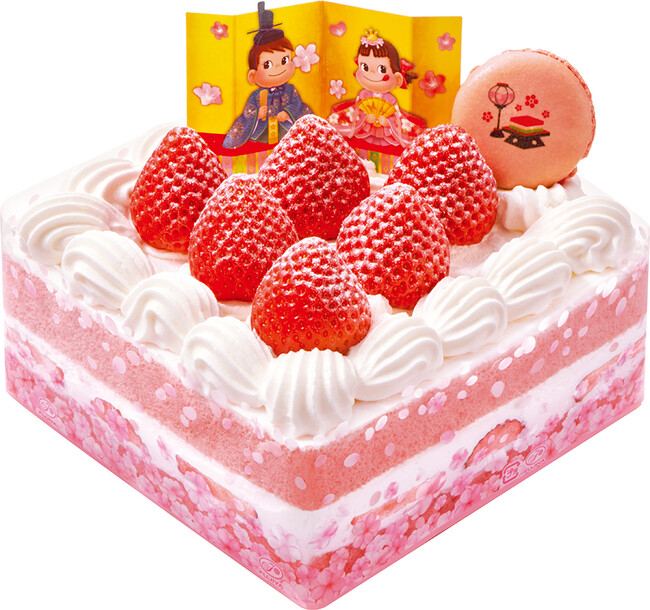 子どもも大人も楽しめるひなまつりケーキが勢ぞろい！ 不二家洋菓子店　ひなまつりセール開催