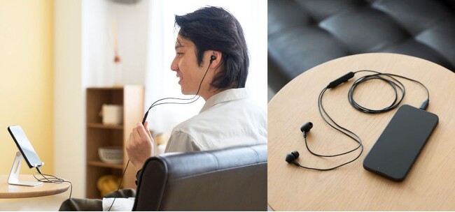 雑音のないクリアなサウンドを遅延なく再生!アクティブノイズキャンセリング機能搭載、USB Type-C接続のカナル型有線ヘッドホンを新発売