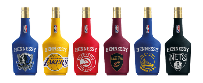 NBAの人気6チームをフィーチャーしたボトルが新登場！『ヘネシー V.S x NBA チームスリーブ限定ボトル』2025年3月5日(水)より発売開始