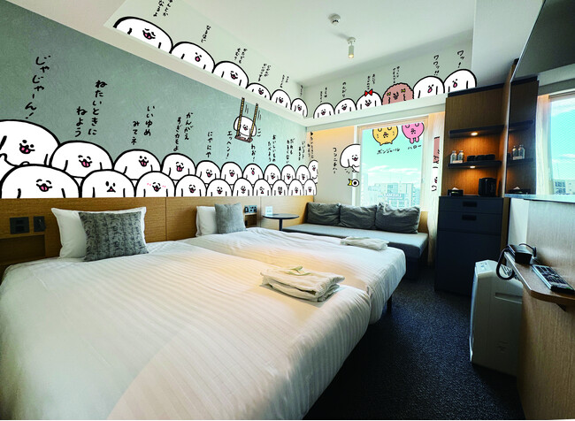 総フォロワー数80万人を超える福岡出身のクリエイター パントビスコ氏と初コラボ！人気キャラクター『犬のぺろち』が癒しと博多の魅力をお届けする『おかえり、ぺろちのお部屋へ』プラン【クロスライフ博多柳橋】