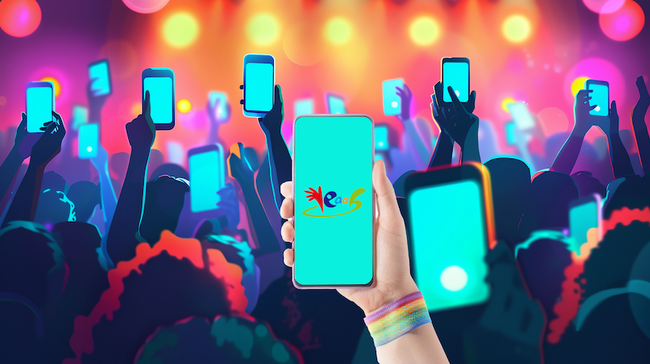 売れるイベントグッズの新定番!タッチだけでスマホをペンライト化するNFCタグ搭載グッズ登場