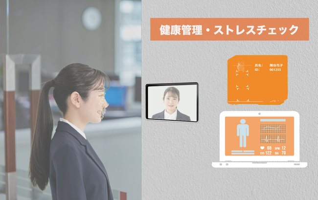 顔認証とrPPGでバイタルデータを計測し、 健康管理とストレスチェックができるサービスをリリース予定