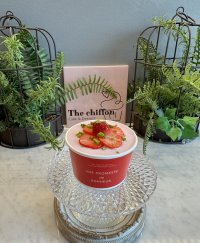 新感覚！アイスクリームのようにスプーンで食べるシフォンケーキ店が2月限定フランボワーズと京都いちご農園摘みたて苺のシフォンを発売！