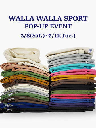 〈HIGH! STANDARD〉が提案する〈WALLA WALLA SPORT〉のPOP-UP SHOP開催決定！ ～2月8日(土)～11日(火)の4日間限定～