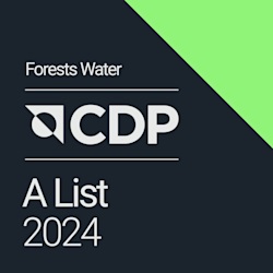 CDP「フォレスト」「水セキュリティ」分野で最高評価「Aリスト企業」にダブル選定