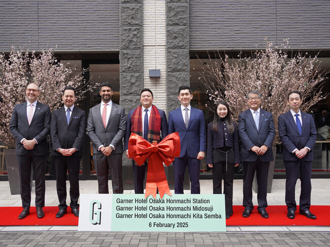 日本のホテルシーンに新たな選択肢、３つのガーナーホテル大阪本町が開業、桜が彩る華やかなセレモニーで祝う