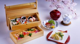 ▲『花ちらし寿司膳』 ▲『花ちらし寿司膳』