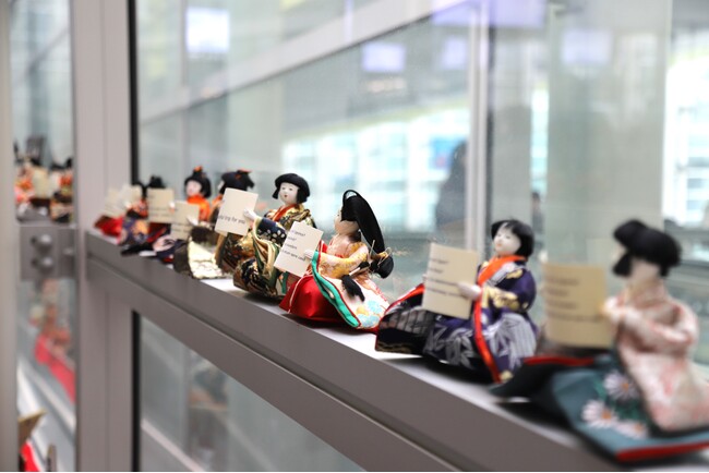 中部国際空港セントレアでひな祭り。今年も「福よせ雛」を展示しました！