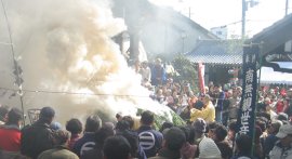 吹田の火祭の様子 吹田の火祭の様子