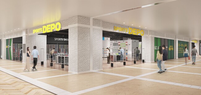 2月21日(金)「スポーツデポカラフルタウン岐阜店」がグランドオープン店内にはアルペンアウトドアーズエッセンシャルストア・ゴルフ５を併設