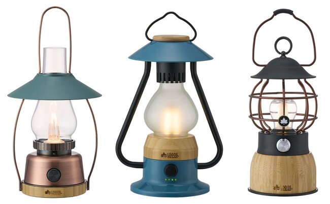 電池不要＆スマホ充電可能！無段階調光で暖色ライトを採用したLEDランタン「Bamboo ゆらめきランタン」シリーズ3種 新発売！