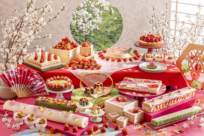 ヒルトン名古屋 いちごスイーツビュッフェ第2弾「ネオジャパネスク～和の彩～」　3月13日（木）から開催