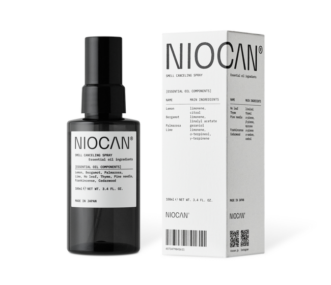 いつでもどこでもニオイをキャンセル！消臭・除菌※スプレー「NIOCAN」のハンディサイズが新発売！