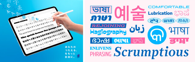 フォント提供アプリ「MORISAWA PASSPORT for iPad」Ver1.9.0をリリース　Morisawa Fonts Packに新書体第2弾を追加