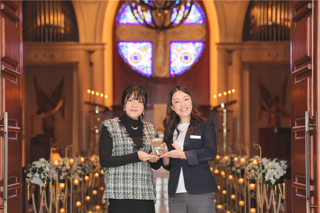 クリスマスコンサートでお預かりした募金を北海道ヘアドネーション協会様にお渡ししました