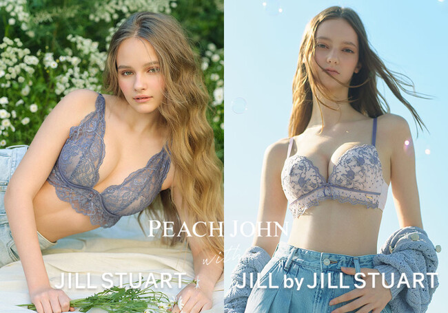 2月19日（水）発売！PEACH JOHN with JILL STUART／JILL by JILL STUARTコラボレーション第二弾！全６型のコラボコレクション。