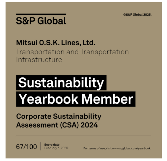 S&P Global社「The Sustainability Yearbook 2025」の「Yearbook Member」に3年連続で選定
