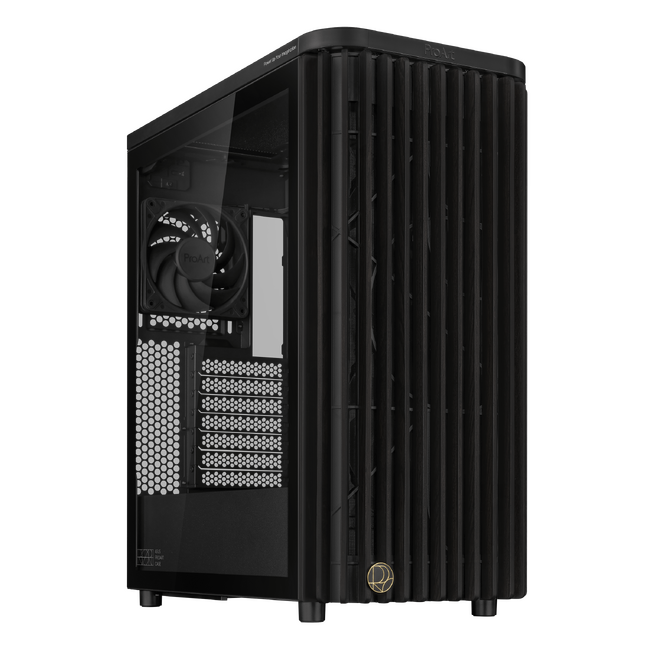 高級感のあるフロント木製デザインにフロントグリルと160mm デュアルファンで冷却性の高いクリエイター向けブランドProArtのPCケース「ProArt PA401 Wood Edition」を発表