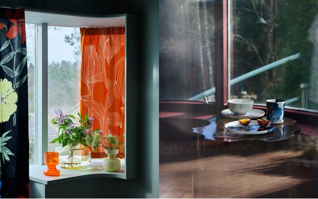 [マリメッコ]繊細なボタニカルプリントのテーブルウェアと新作フラワーベースがホームコレクションに登場。