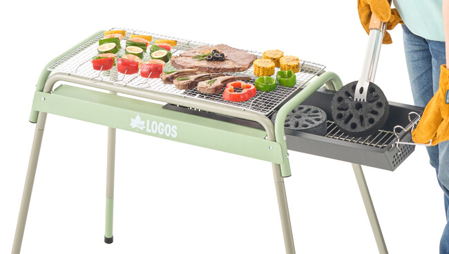 組立・炭足し・お掃除が楽ちん！高さ＆火力を2段階に調節できるBBQグリル「eco-logosave チューブグリル」2サイズ 新発売！