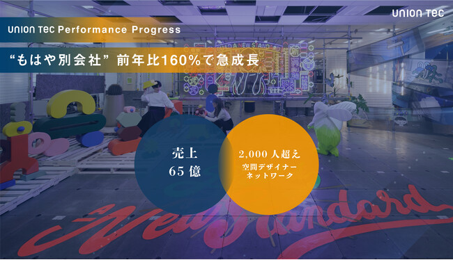 “もはや別会社” 前年比160%で急成長 ─ 売上65億円 × 空間デザイナーネットワーク2,000人超