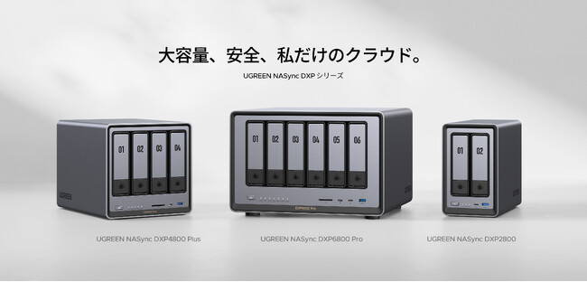 【米国クラウドファンディングにて累計10億円以上達成】UGREEN NASync DXPシリーズ クラウドファンディング開始！