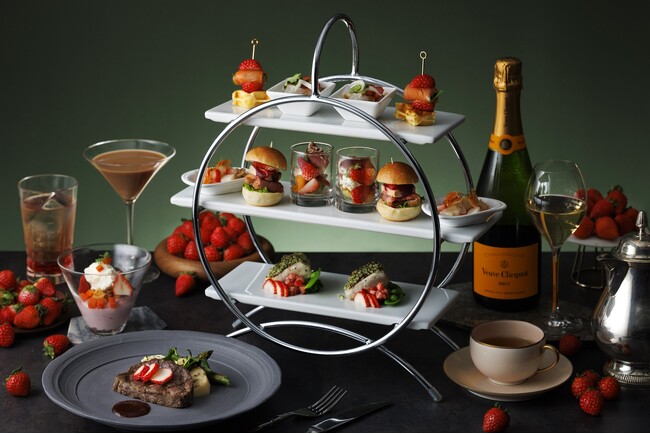 コートヤード・バイ・マリオット 新大阪ステーション いちごづくしの春限定ハイティーは、いちご＆フルーツ食べ放題とフリーフロー付き「STRAWBERRY TEMPTATION」を発売