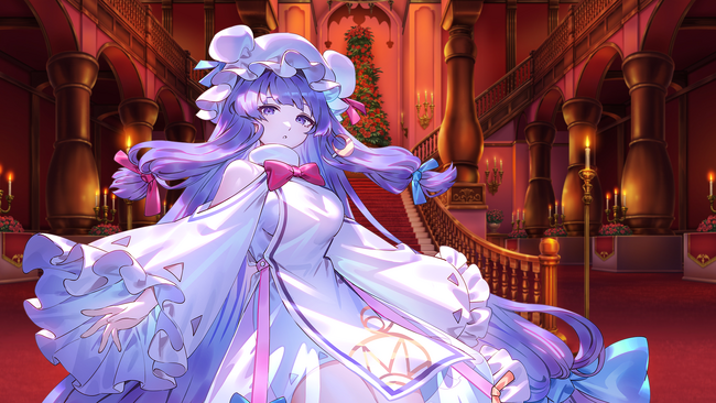 『東方幻想エクリプス』パチュリー・ノーレッジが新登場!紅美鈴の新★5想起カードも追加