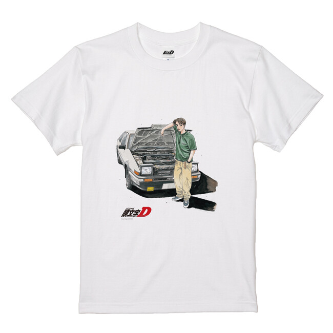 『頭文字D』 藤原拓海とトレノ　Tシャツ、予約開始！