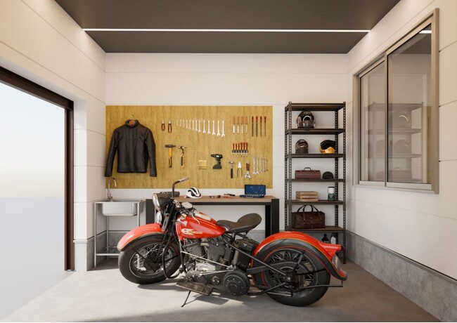 (株)ナップス バイクと住む家『NAPS HOME』をプロデュース