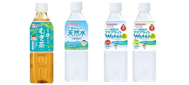 ベビー向けPET飲料4アイテムを発売し、ラインアップ拡充