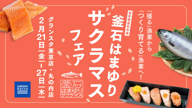 魚屋・サカナバッカで「釜石はまゆりサクラマスフェア」実施。「獲る」漁業から「つくり育てる」漁業で「魚のまちかまいし」復活へ
