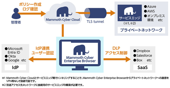 エンタープライズブラウザー「Mammoth Cyber Enterprise Browser」を国内で初めて提供開始 クラウドサービスや社内システムへのアクセス制御やデータ漏えいなどを監視